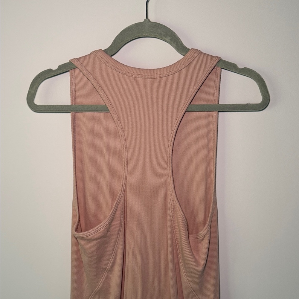 rag & bone Ribbed Pink Maxi Tank Dress - Picture 4 of 4